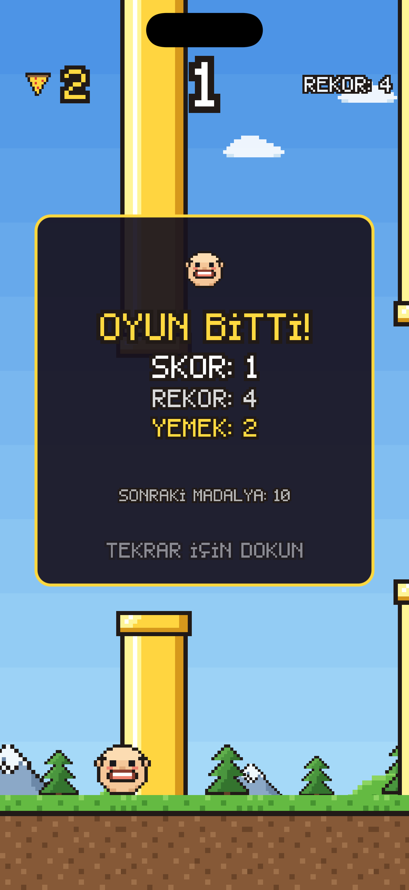 Oyun sonu ve madalyalar